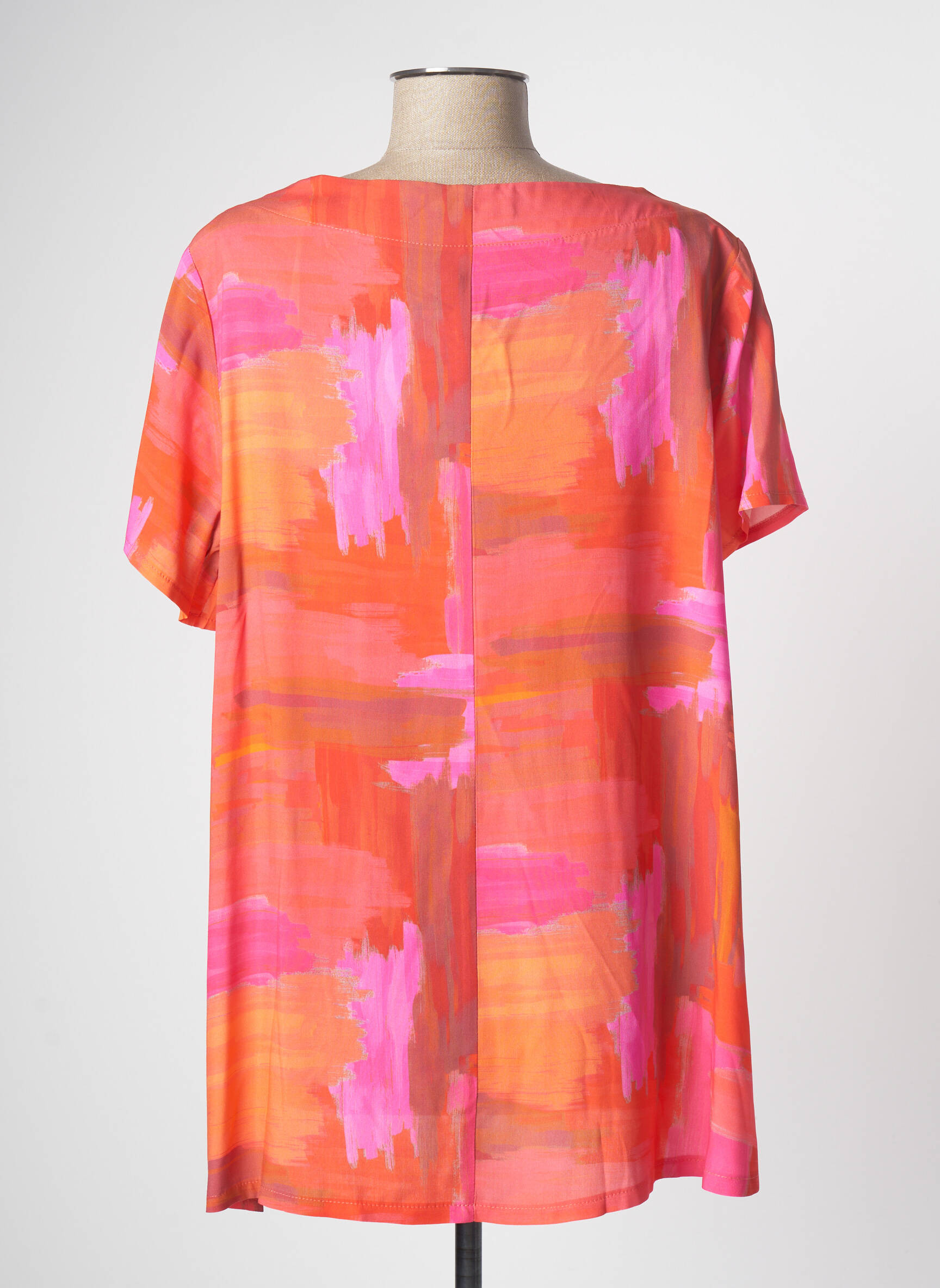 An Ii Vito Tuniquemanchecourte Femme couleur orange