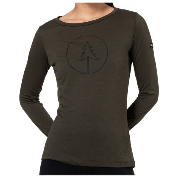 super.natural - Women's Bubble Tree L/S - Longsleeve