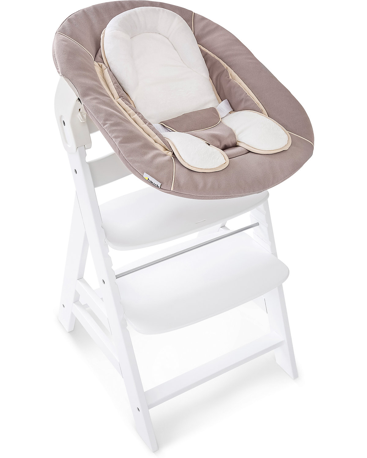 Bouncer 2in1 für Hochstuhl Alpha+ und Beta+ Newborn Set, Stretch Beige