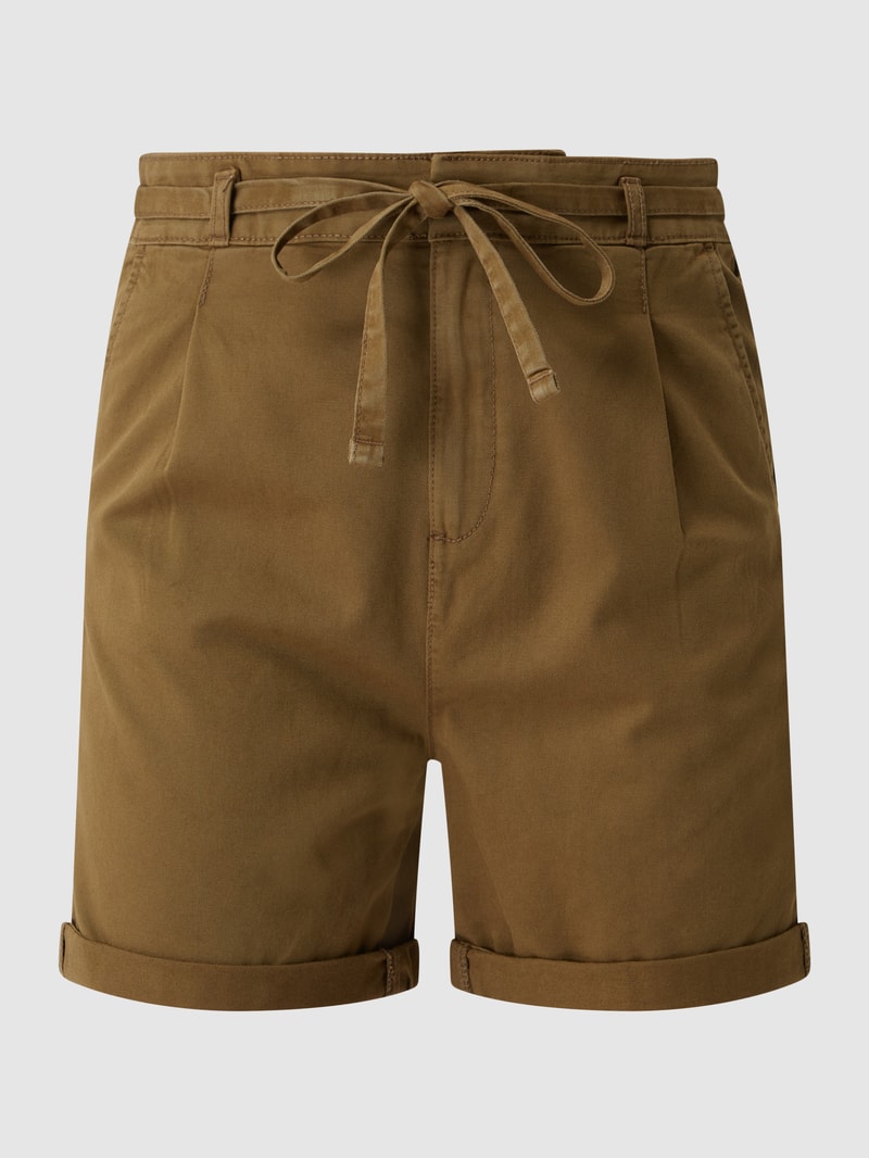 Shorts aus Pima-Baumwolle in khaki