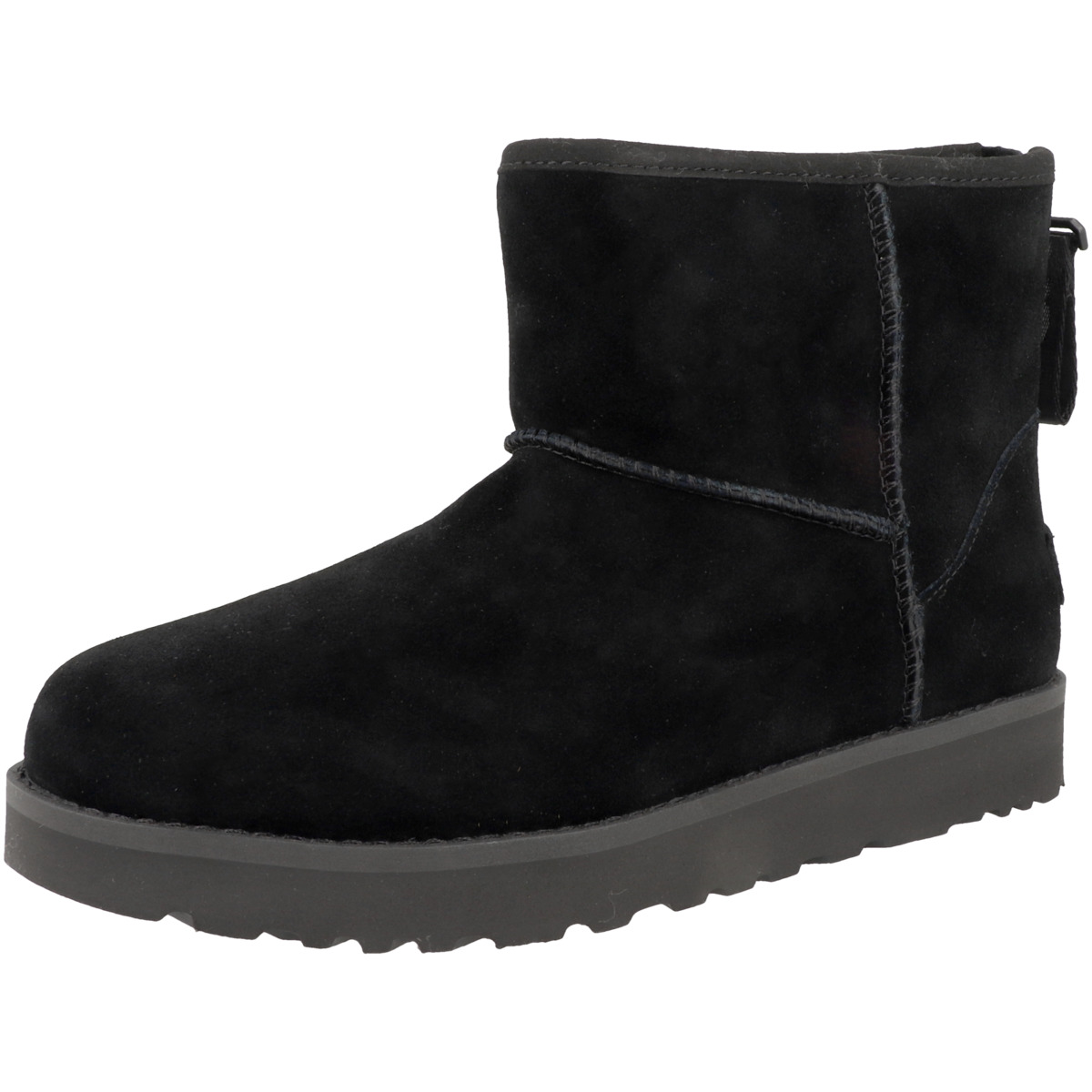 UGG Classic Mini Logo Zip Boots schwarz