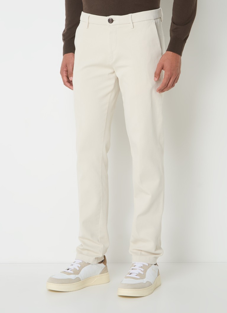 Pantaloni chino slim fit Boggi Milano cu buzunare interioare