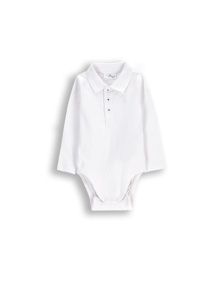 Coccodrillo Langarm-Body in weiß günstig kaufen