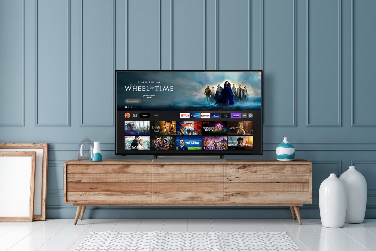 Toshiba Toshiba 55UF3D63DA 55 Zoll Fernseher / Fire TV (4K UHD, HDR, Built-In Alexa, Sound by Onkyo)