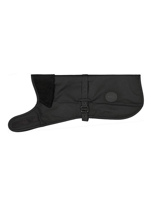 Barbour, Hundemantel, Baumwolle gewachst, schwarz