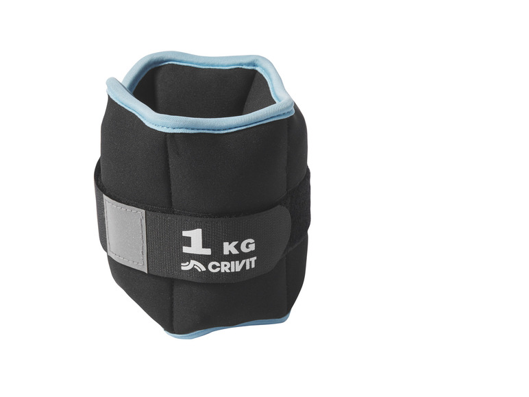 CRIVIT Gewichtsmanschetten, 1 kg, 2er-Set