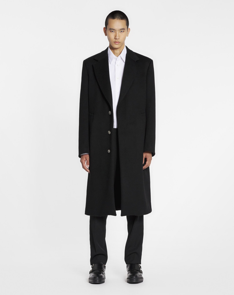 MANTEAU TAILLEUR SARTORIAL EN CACHEMIRE DOUBLE FACE
