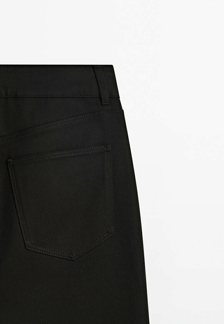 Falda MIDI con abertura en la espalda de Massimo Dutti - Falda de corte A