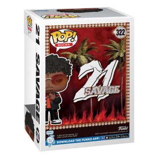 21 Savage POP! Rocks Vinyl Figur - 21 Savage