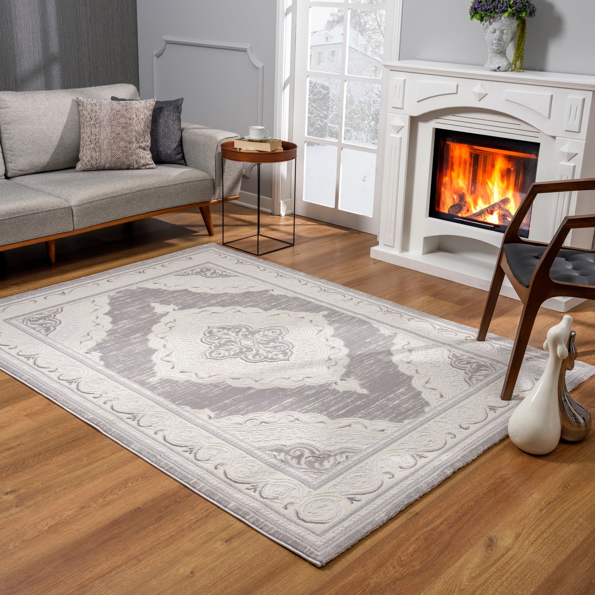 Teppich Harmony 3201, Sanat, rechteckig, Höhe: 12 mm, Wohnzimmer, Kurzflor, modern, Schlafzimmer