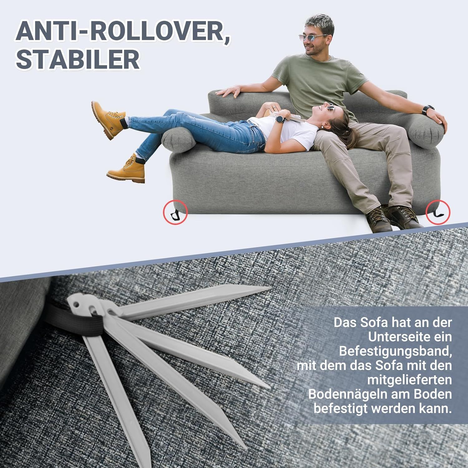 KingCamp aufblasbare Sofa