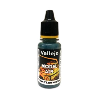 Vallejo Model Air - Faded P.R.U Blue | M-485 Blue Gray (71109) (18ml)