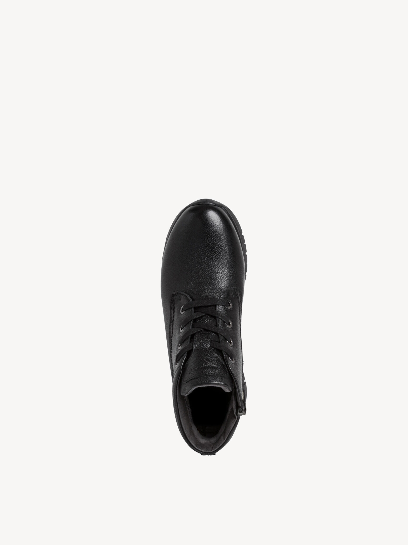 Bottine en cuir - noir