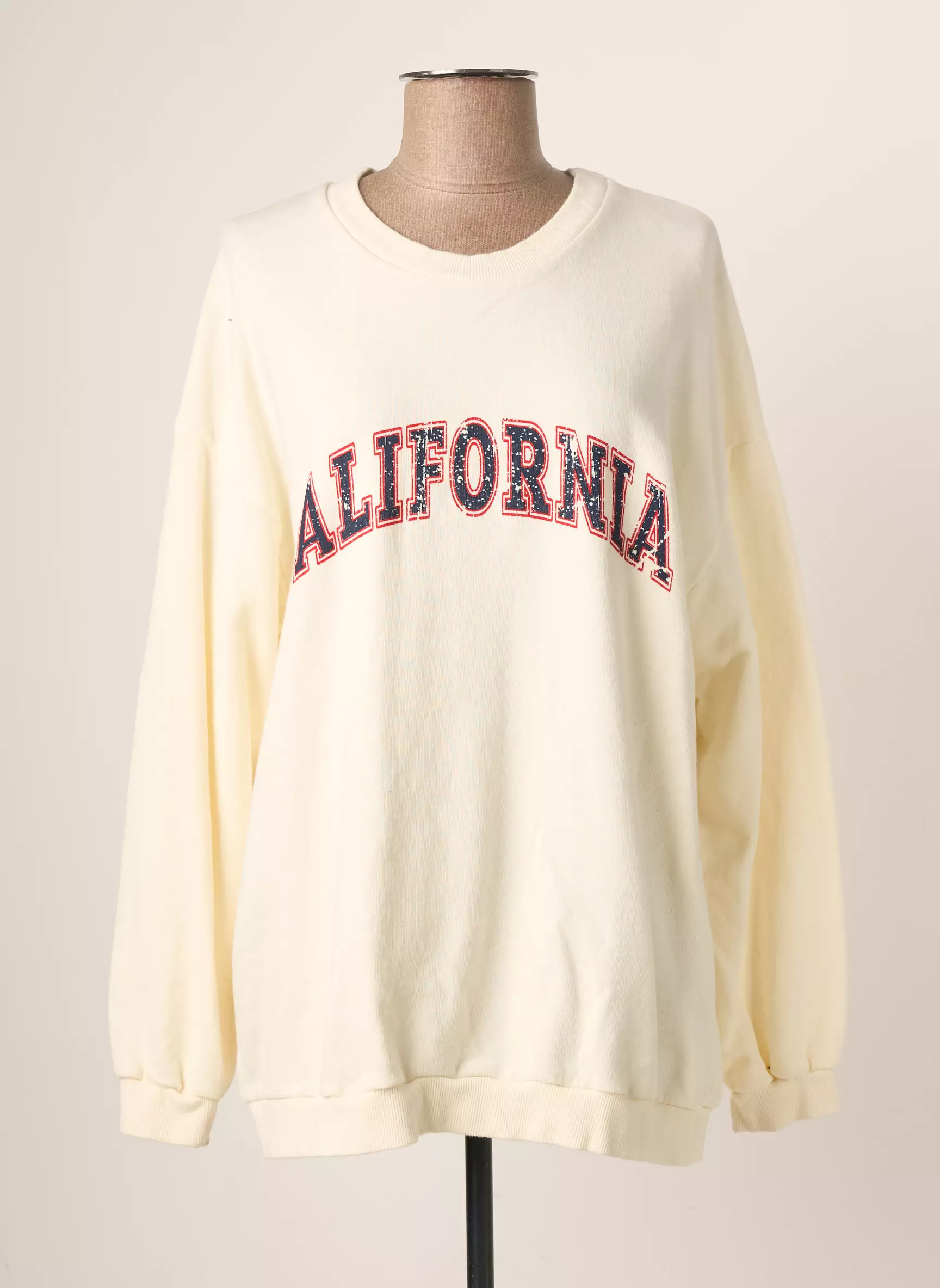 Janis John Sweats Femme couleur beige