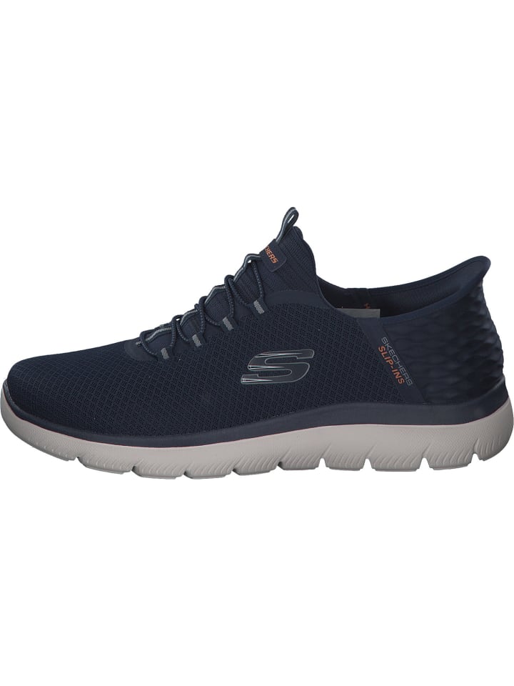 Skechers Slip-On-Sneaker in Blau günstig kaufen