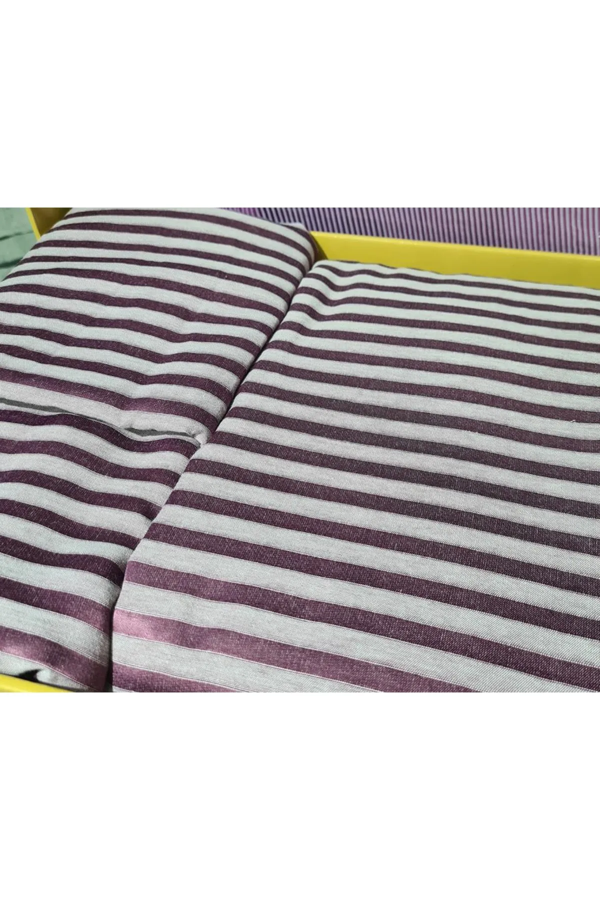 Çeyiz Diyarı  Zebra-Doppelbettbezug-Set, 6-teilig, Pflaume