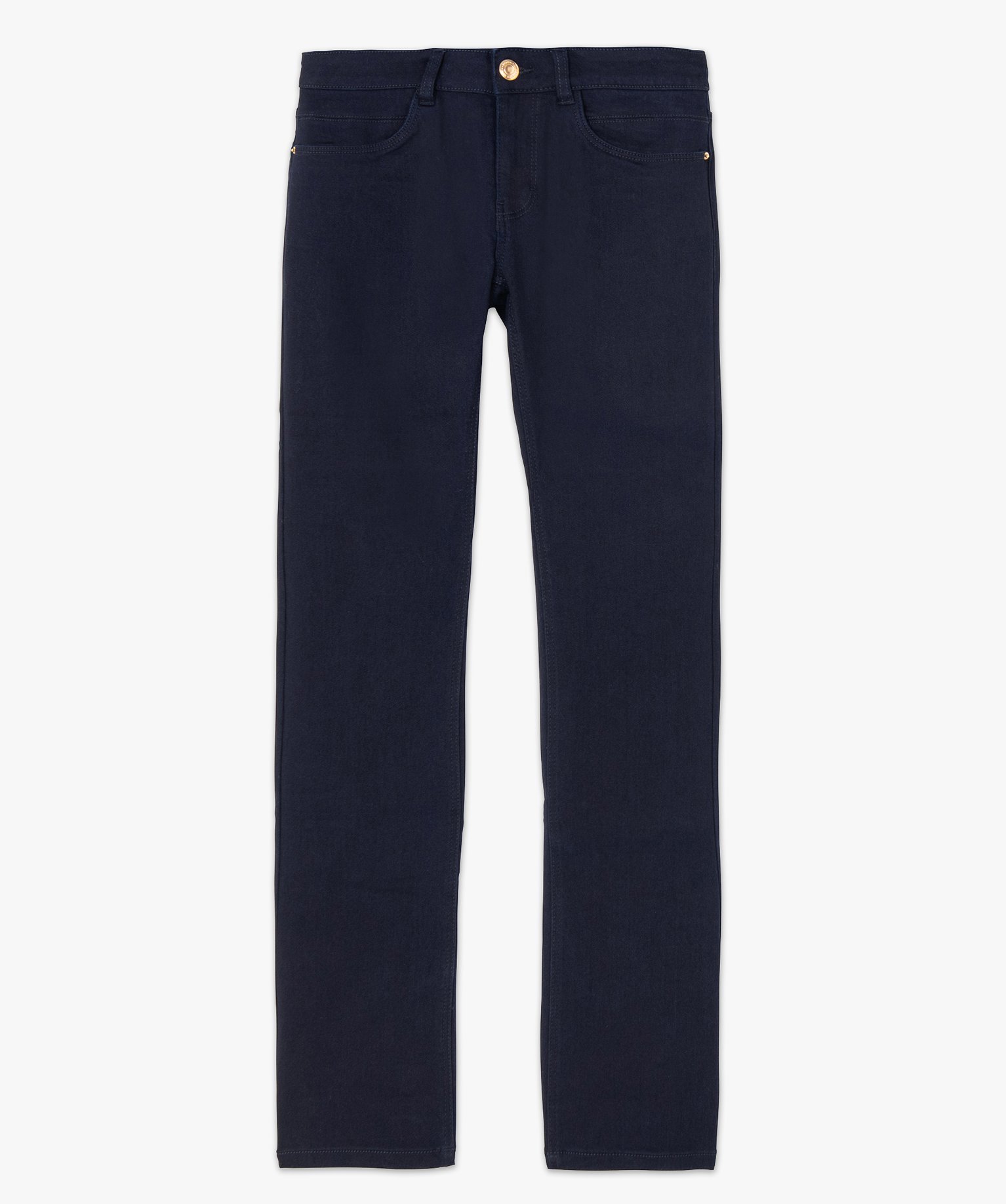 Pantalon femme coupe regular – L30 blue black | GEMO