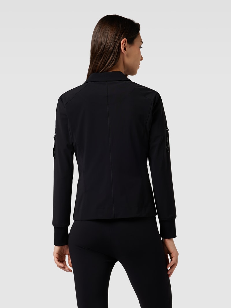 Blazer mit aufgesetzten Taschen in black