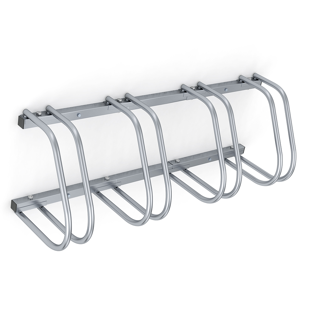 Monzana Fahrradständer für 4 Fahrräder 95 x 32 x 27 cm