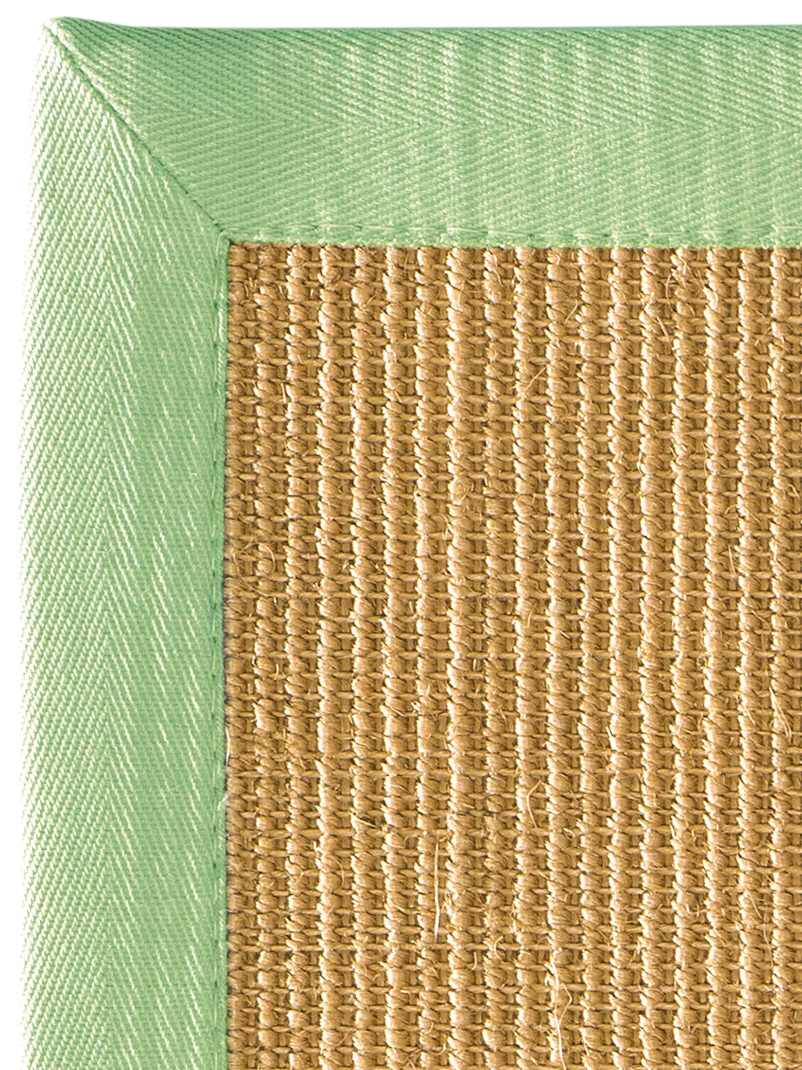 Aruba Pastell Sisal-Teppich, Mint