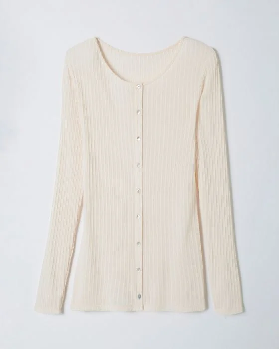 Cardigan en maille pointelle Thermolactyl