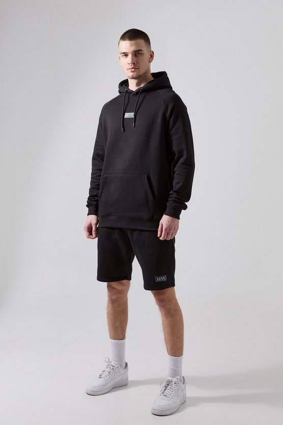 Tall Man Active Trainingshoodie und Shorts