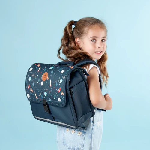 Discover Small Reykjavik Roswell navy blue schoolbag