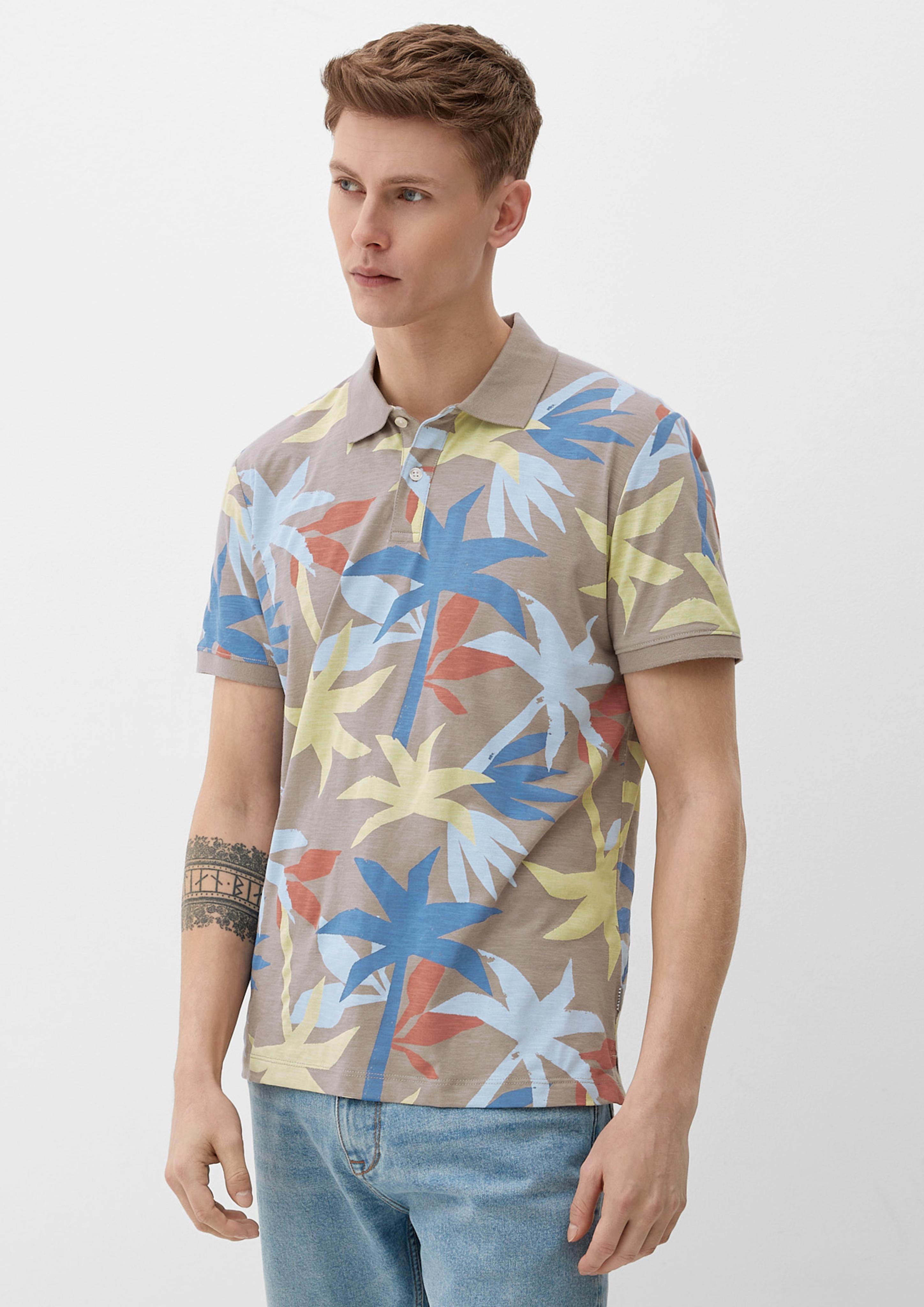 Poloshirt mit Allover-Print  2131471-81A2