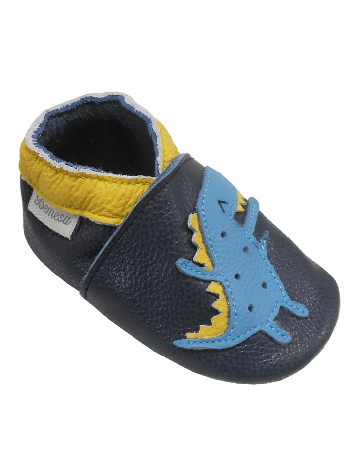 Yalion Leder-Krabbelschuhe 