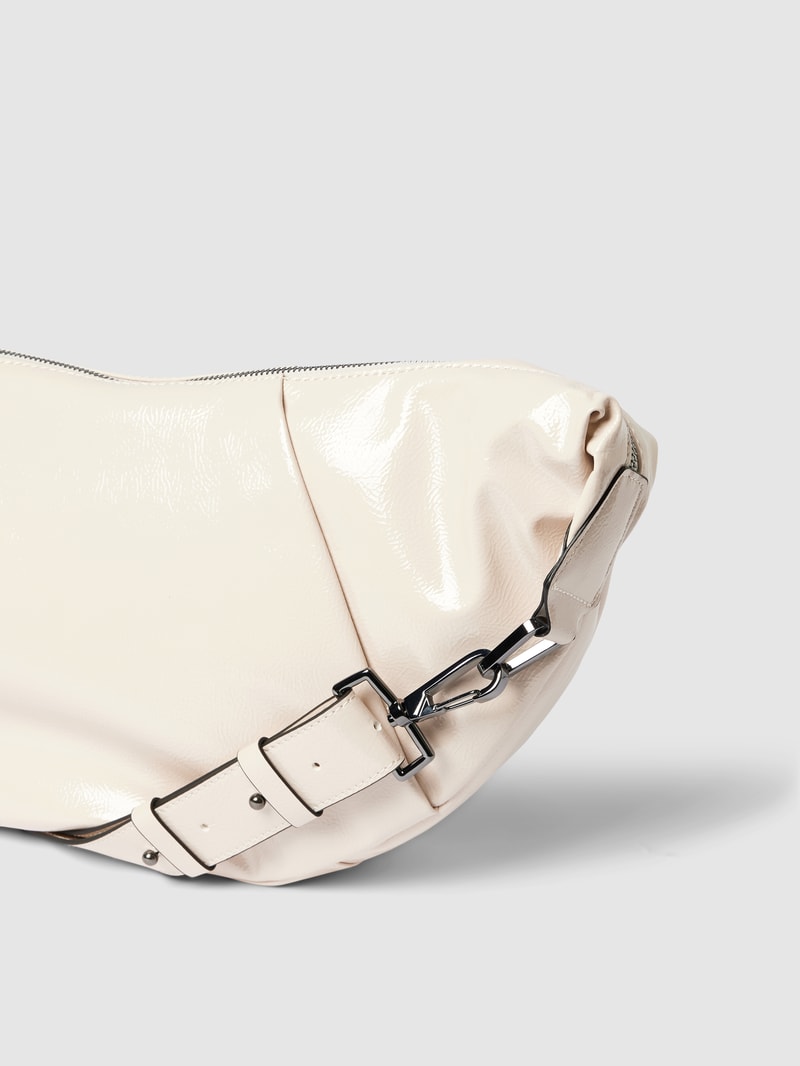 Hobo Bag mit abnehmbarem Schulterriemen in ecru
