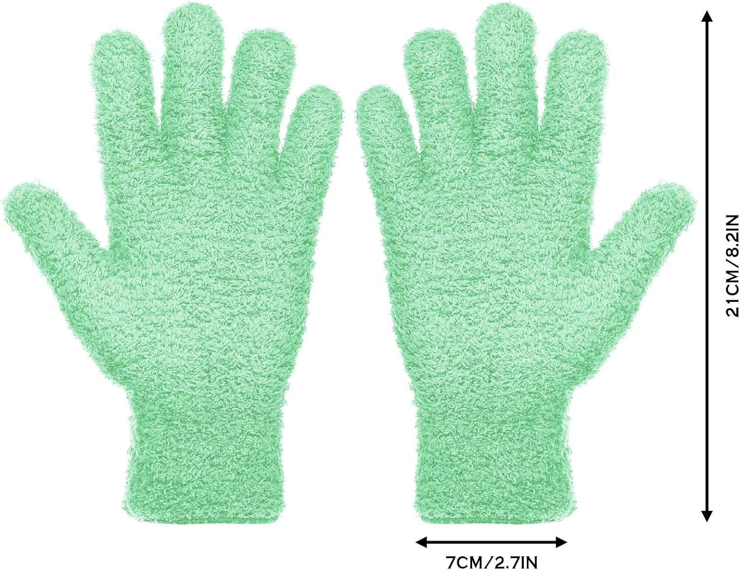 Einemgeld Topflappen Mikrofaser Auto Abstauben Reinigungshandschuhe/2 Paare Staubhandschuhe