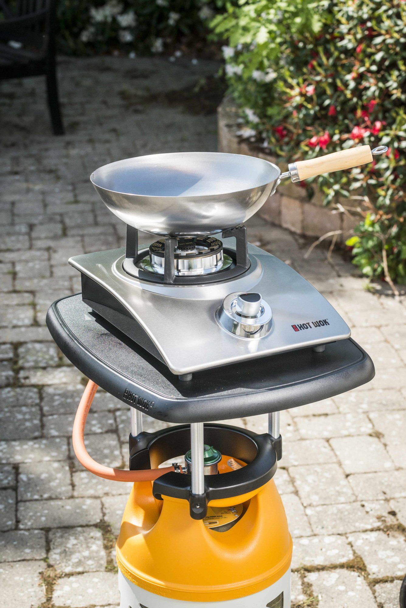 HOTWOK Tresentisch, Line Tisch für Gasflasche Ablage Camping BBQ Abstell-Fläche Outdoor