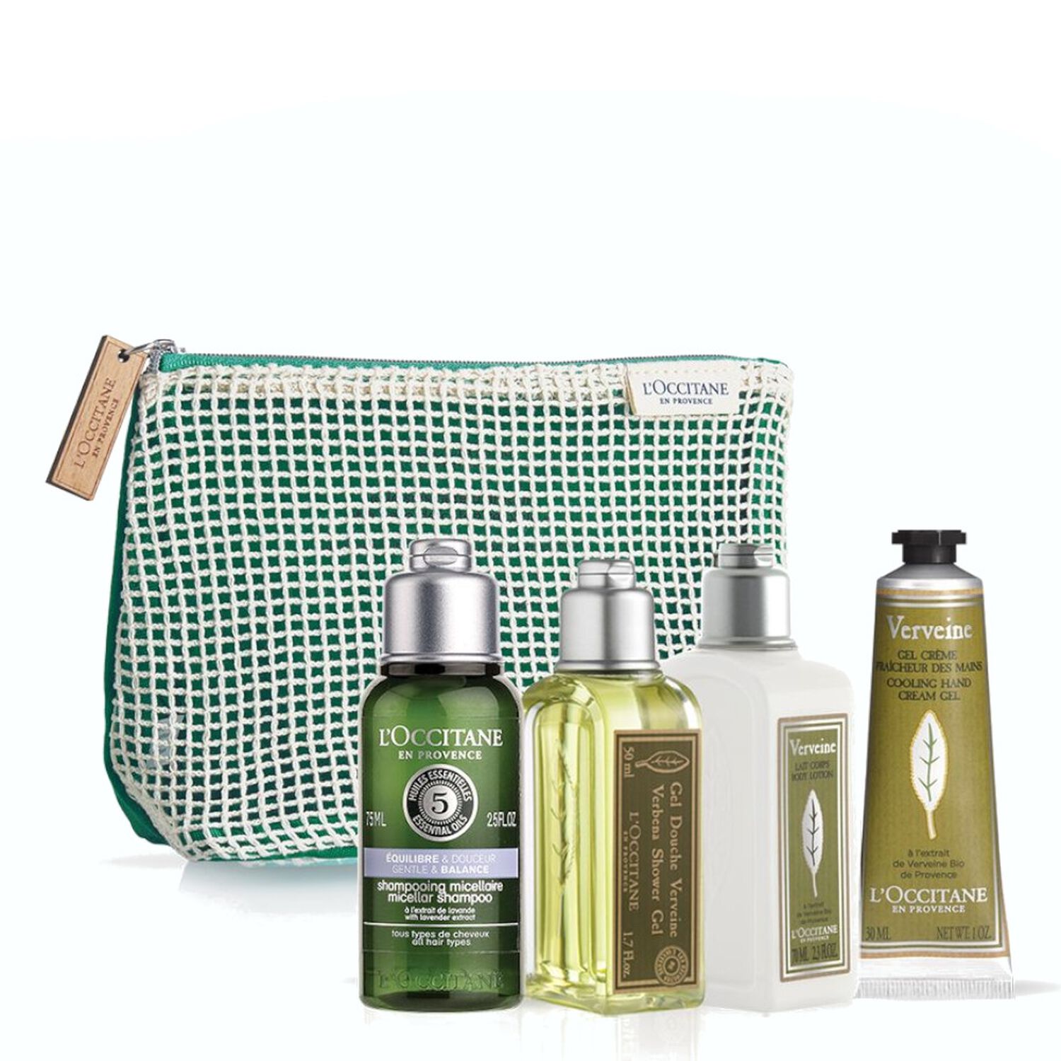 l'occitane Verveine Trousse Pause Fraîcheur 4 Produits