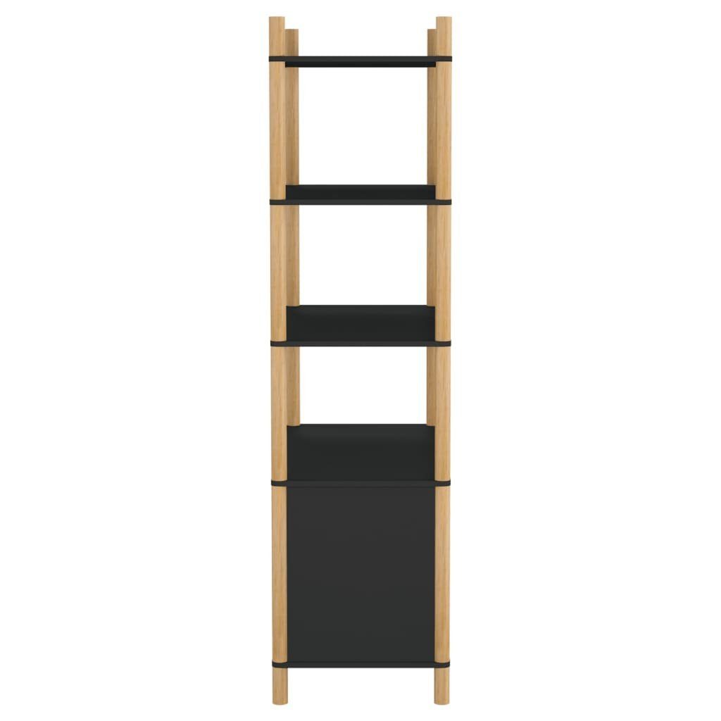 vidaXL Sideboard Highboard Schwarz 80x40x153 cm Holzwerkstoff (1 St)