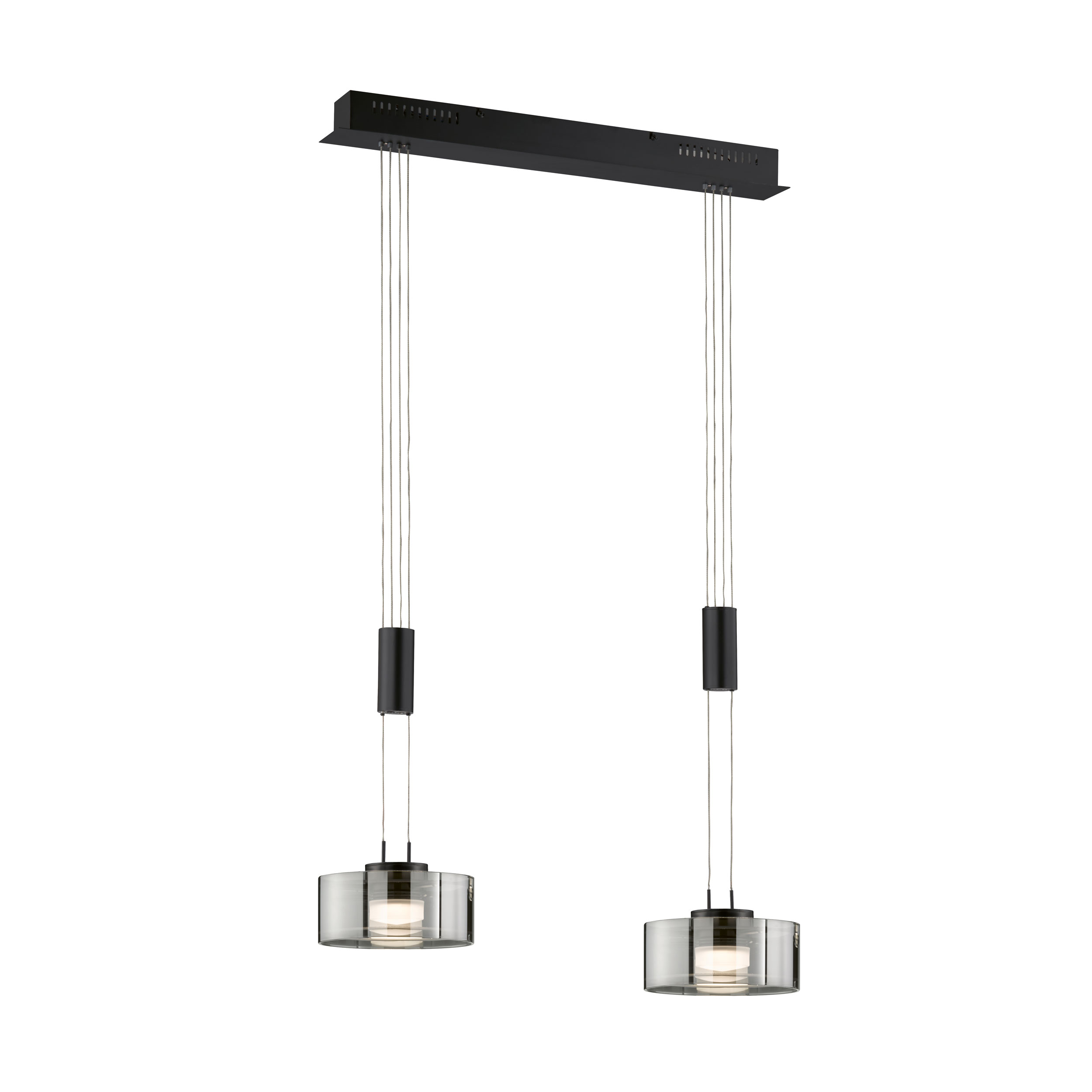 Fischer & HonselLED-Pendelleuchte 2flg