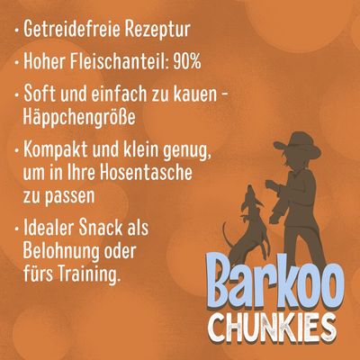 Barkoo Chunkies Meat Cubes 100 g