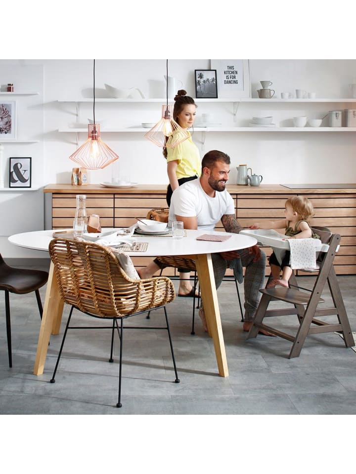 Hauck Alpha Tray - 2-teiliges Essbrett & Tisch für Alpha in weiss günstig kaufen onesize