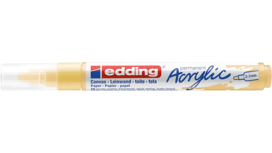edding Acrylmarker 5100 medium pastellgelb pastellgelb