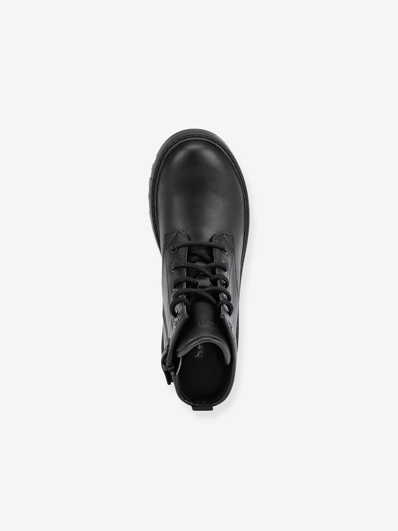 Boots à lacets enfant J Casey Fille GEOX® noir