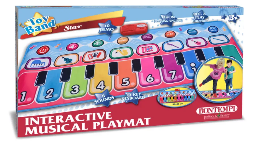 Bontempi - ELEKTRONISCHER MUSIK- UND SPIELTEPPICH
