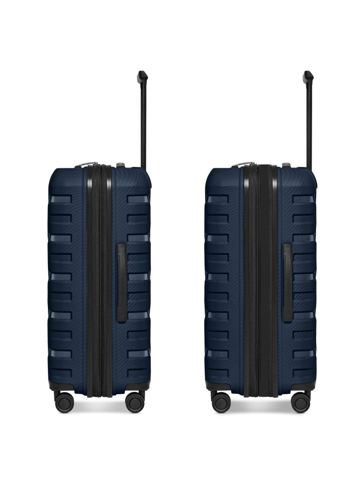 Smartbox Edition 01 4 Rollen Kofferset 3-teilig mit Dehnfalte in navy günstig kaufen onesize