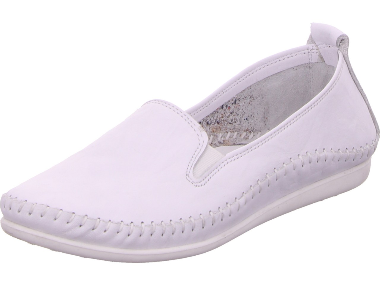 DIVERSE Sportliche Slipper weiss