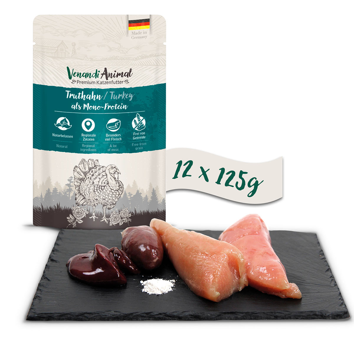 Venandi Animal - Truthahn als Monoprotein kaufen bei ZooRoyal
