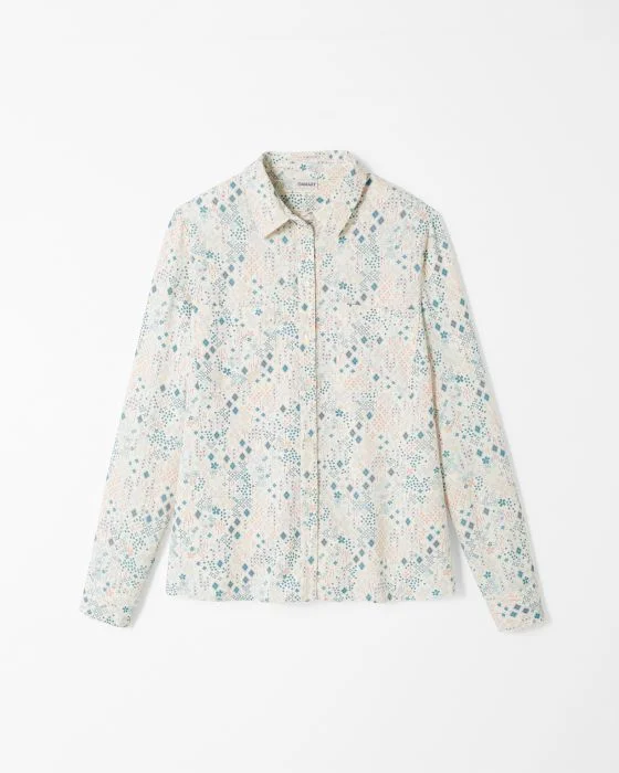 Chemisier pure viscose chaude imprimé