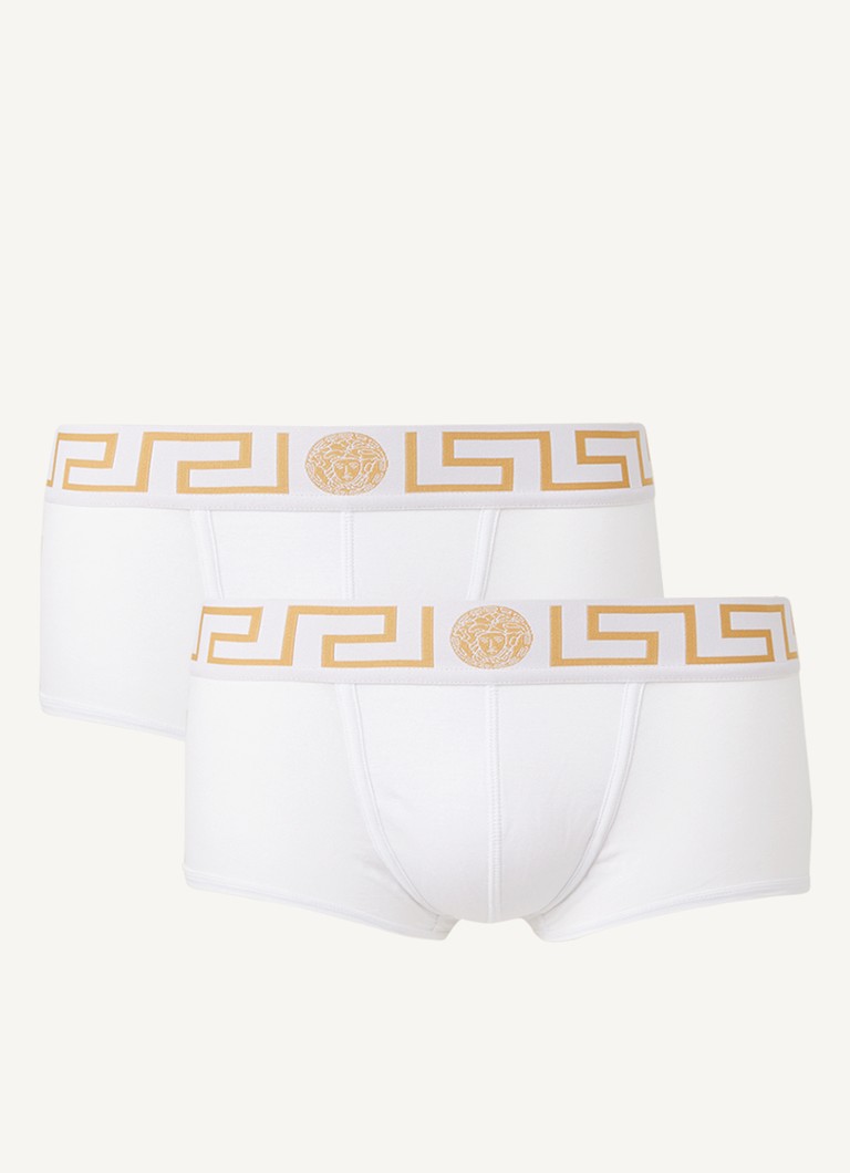Versace Trunk boxer shorts with logo band in 2-pack