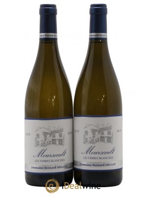 Meursault Les Terres Blanches Bernard Millot  2019 - Lot de 2 Bouteilles