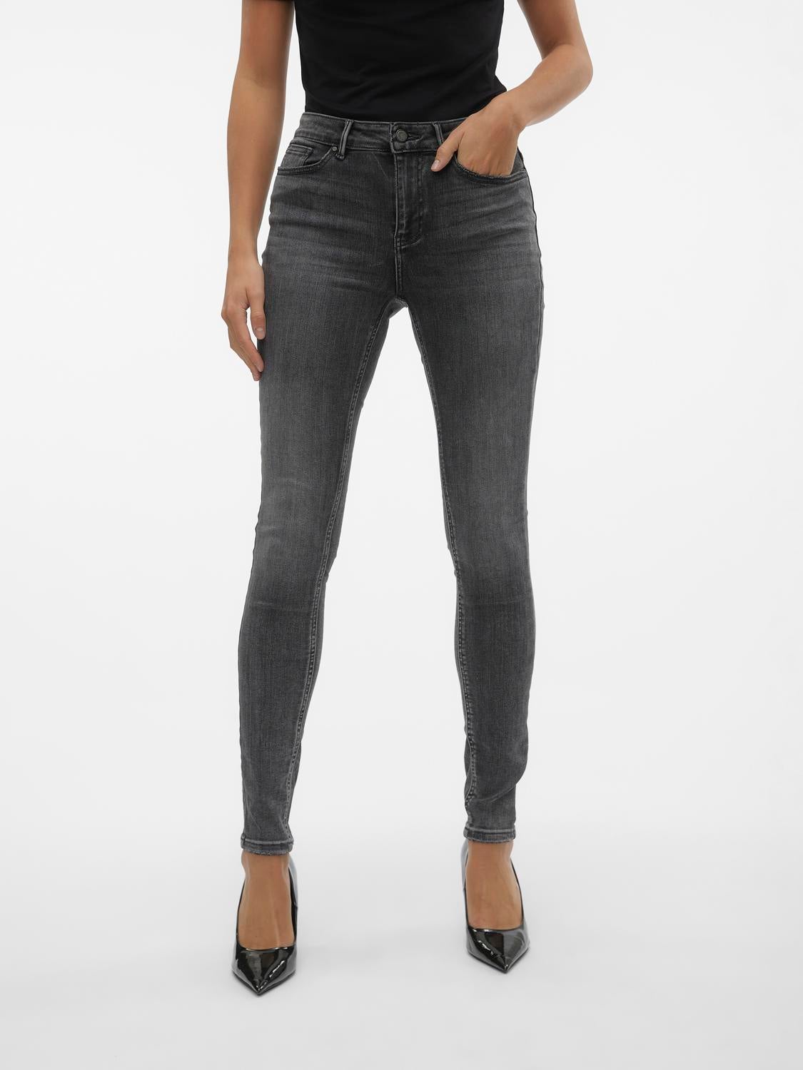 VMFLASH Mid Rise Skinny Fit Jeans
