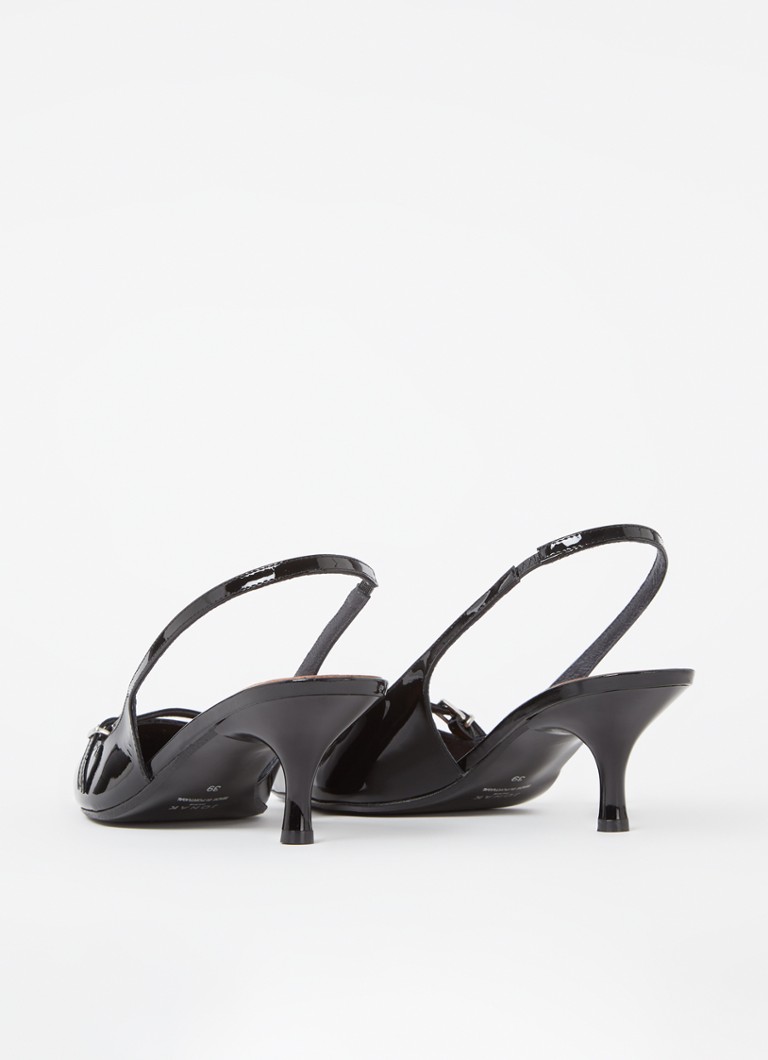 Jonak Damoiselle patent leather slingback
