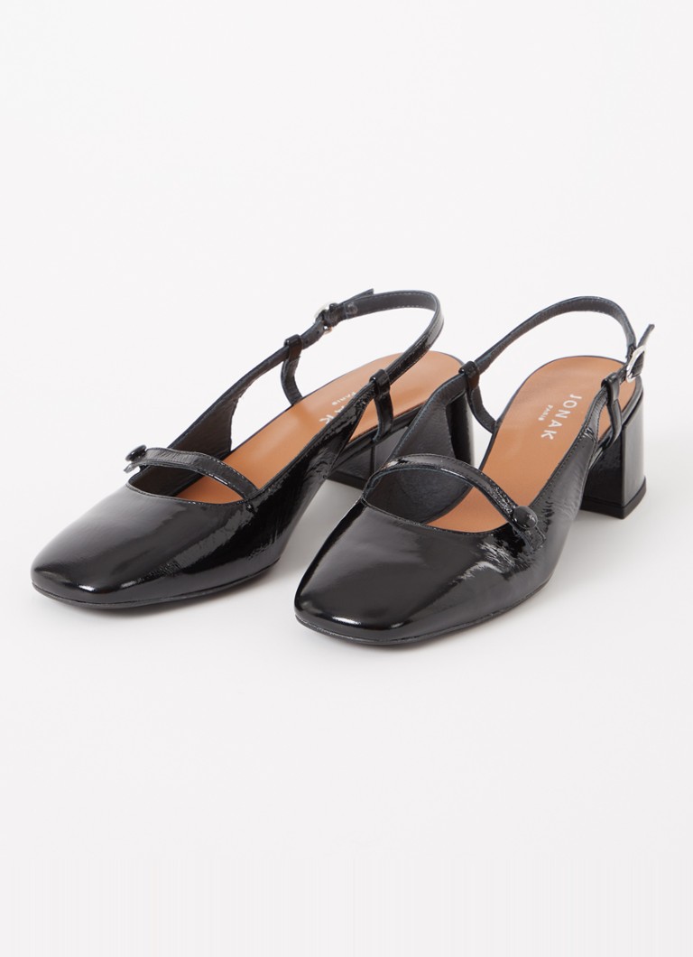 Jonak Dario patent leather slingback