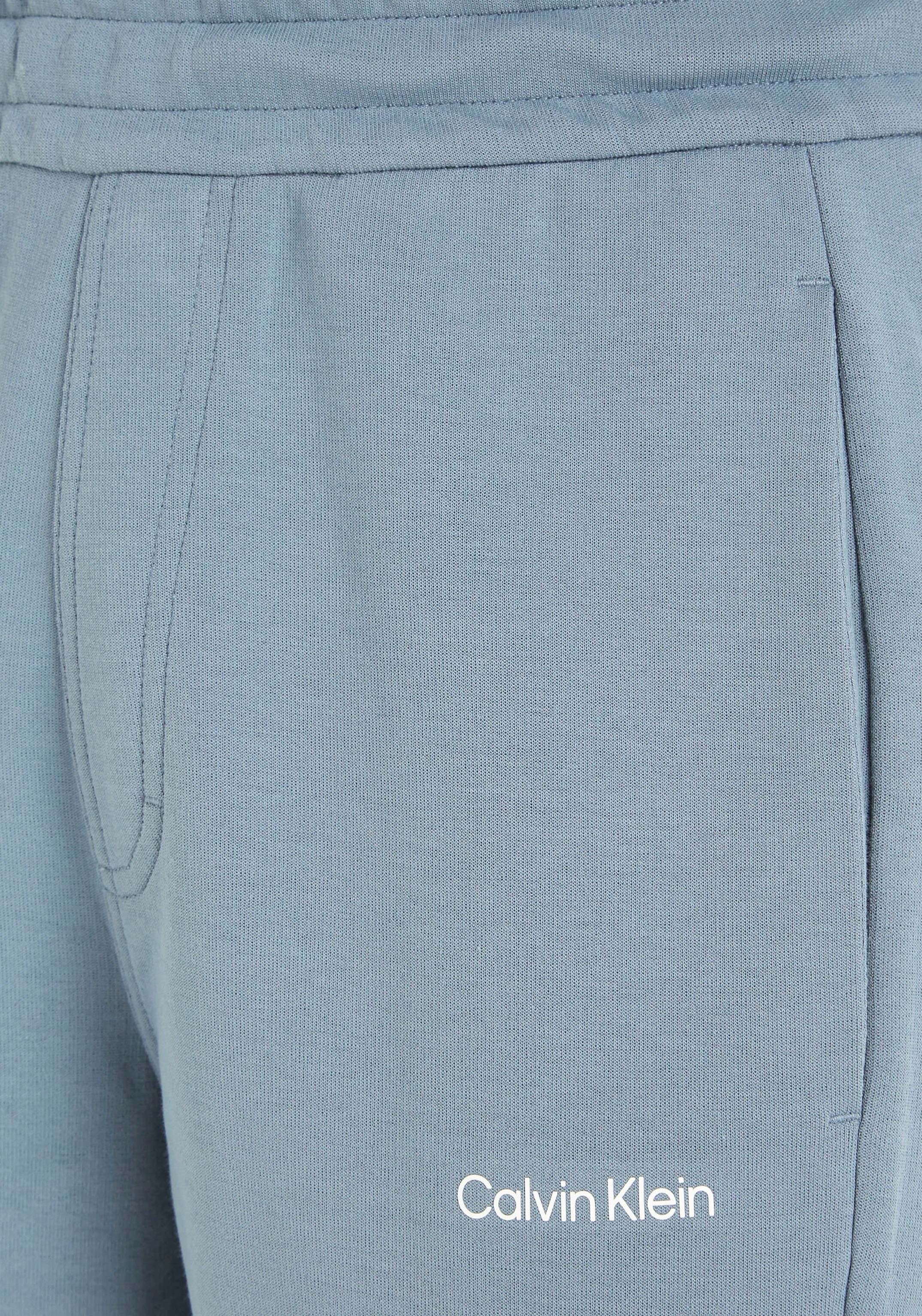 Calvin Klein Sweathose MICRO LOGO JOGGER mit kontrastfarbenem Saum am Bein